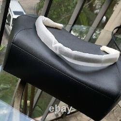Michael Kors Women Leather Black Shoulder Tote Bag Handbag Purse + Bifold Wallet