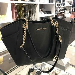 Michael Kors Women Leather Shoulder Chain Tote Messenger Handbag Purse Bag Bags