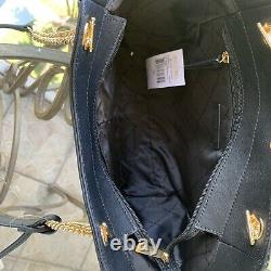 Michael Kors Women Leather Shoulder Tote Handbag Purse Bag +Double Zipper Wallet