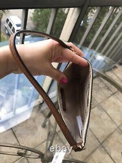 Michael Kors Women Leather Shoulder Tote Handbag Purse Bag+ Wristlet id Wallet