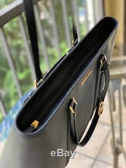 Michael Kors Wommen's Sady Tote Handbag Large Black Purse Saffiano Leather
