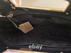 Michael Kors women's bags Black large clutch leather designer, new, with tags