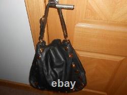 Miu Miu Large Black Nappa Leather Bag