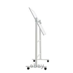 Mobile Whiteboard Large Stand White Board Office School Meeting Notice 120x80cm