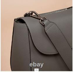 Modalu Sofia Leather Large Shoulder Bag in Grey/Slate Mix RRP £189 BNWT