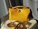 Mulberry Large Iris Bag & Extra Handle In Deep Amber Pebble Leather (rrp £1400)