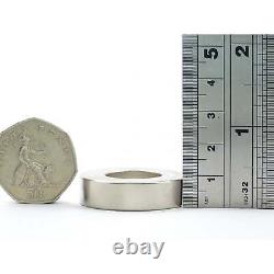 N35H 34mm x 18mm x 9mm large Neodymium ring magnets DIY MRO science VAR. PACKS