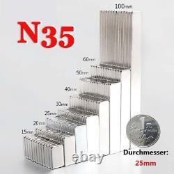 N35 Small & Large Neodymium Block Magnets Super Strong Rare Earth in 50 sizes