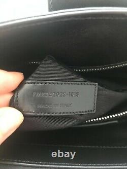 NEW Black Leather Yves Saint Laurent YSL Purse Tote