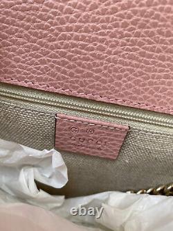 NEW Gucci GG Interlocking Large Chain Leather Crossbody Bag $2780 With RECEIPT