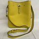 New Nwt Kate Spade New York Large Bucket Bag Marti Chartreuse Yellow Turnlock