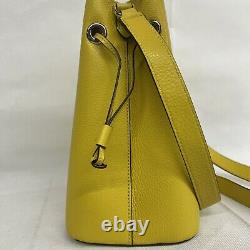 NEW NWT kate spade New York Large Bucket Bag Marti Chartreuse Yellow Turnlock