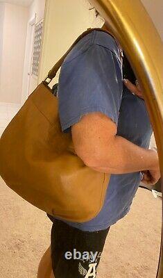 NEW Tory Burch Largo Stacked T Hobo Brown pebbled handbag-$495