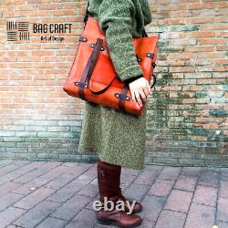 NEW Women's Large Designer Tote Bag Handbag Shopper Shoulder Hand made Leather