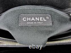 NIB Chanel Black Quilted Caviar Leather Timeless CC Soft Large Shopping Tote