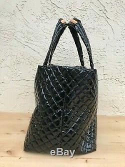 NWOT/B MZ Wallace Large Metro Tote, Magnet / Black Lacquer, 14 x 14 x 11