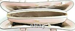 NWT$398.00 Michael Kors Savannah LARGE Leather Satchel Shoulder Bag in Blossom