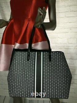 NWT Authentic Tory Burch GEMINI LINK TOTE black Holidays Christmas