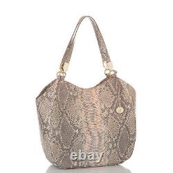 NWT Brahmin Marianna CHIFFON MARE EMBOSSED Leather Shoulder Bag/wallet options