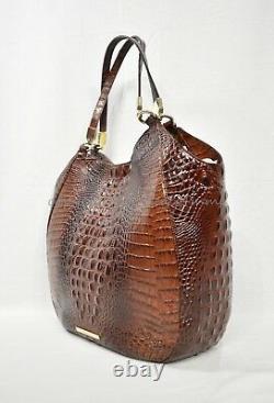 NWT Brahmin Thelma Tote / Shoulder Bag/Tote in Pecan Melbourne Embossed Leather