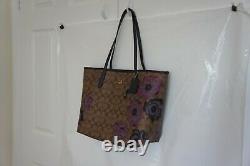 NWT COACH 5697 City Tote In Signature Canvas With Kaffe Fassett Print $378