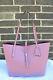 Nwt Coach 58849 Market Tote Bag Polished Pebble Leather Rose Pink Light Gold