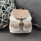 Nwt Coach 6146 Pebbled Leather Pennie Backpack In Colorblock