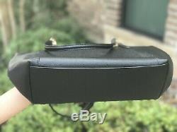 NWT COACH F57526 AVA Crossgrain Leather Tote Handbag Purse Shoulder Bag BLACK