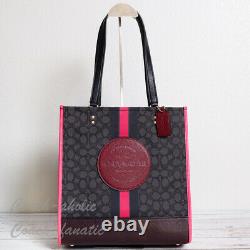 NWT Coach 1917 Dempsey Tote in Signature Jacquard with Stripe and COACH Patch