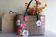 Nwt Coach C5785 City Tote In Signature Canvas With Vintage Rose Print $378