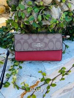 NWT Coach Colorblock Large Lillie Signature Satchel crossbody Handbag/Wallet