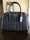 Nwt Coach F73062 Sage Carryall With Quilted Leather Handbag In Black $550.00