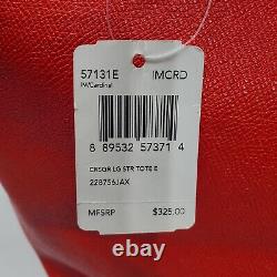 NWT Coach Leather Large Street Tote Handbag Cardinal Red 57131E MSRP $325