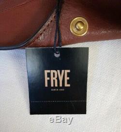 NWT FRYE Leather Madison Shoulder Handbag Purse DB0490 Cognac MSRP $428