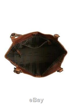 NWT Frye Melissa Antiqued Pull-Up Leather Shoulder Bag Dark Brown DB146