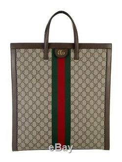 NWT GUCCI Ophidia LARGE Monogram Supreme Red & Green TOTE BAG