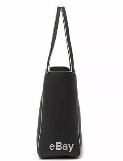 NWT Kate Spade Leewood Place Rainn Black Tote Large Handbag Scallop Zip top $328