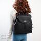 Nwt Kate Spade New York Leila Large Flap Leather Backpack In Black