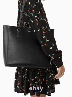 NWT, Kate Spade Perry Laptop Tote, Saffiano Leather, Black