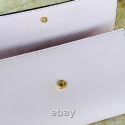 NWT Michael Kors Gramercy LG Leather Satchel Handbag/ wallet options powder blus