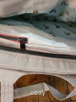 NWT RARE! Lug Bag Pontoon 2 Overnight Carry On Pebble with Rainbow Stitching