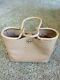 Nwt Tory Burch Taylor Large Tote Handbag In Devon Sand Pebbled Leather $525