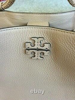 NWT TORY BURCH TAYLOR Large TOTE Handbag In DEVON SAND Pebbled Leather $525