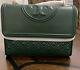 Nwt Tory Burch Fleming Large Leather Shoulder Bag Norwood Green Authentic $500+