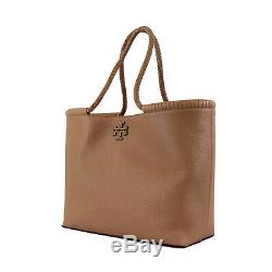 NWT Tory Burch Large Taylor Braided-Handle Tote Shoulder Bag Devon Sand $525+
