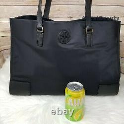 NWT Tory Burch Packable Large Ella Nylon Tote Black New Authentic