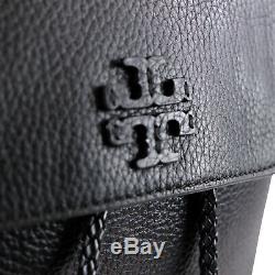 NWT Tory Burch Pebble Leather Taylor Backpack w Tassel in black $525+
