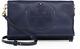 Nwt Tory Burch Perforated Logo Fold-over Leather Crossbody Bag # 36812, Navy