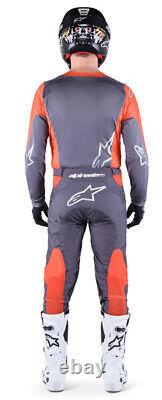 New Alpinestars 2023 Racer Hoen Race Kit Suit Magnet Hot Orange MX Motocross Bmx