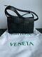 New Authentic Bottega Veneta Black Cassette Crossbody Bag $2100